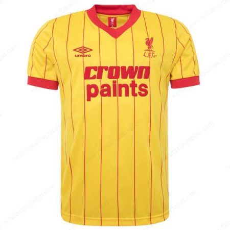 Futbalové tričko Retro Liverpool Vonkajšia Futbalové košele 81/84