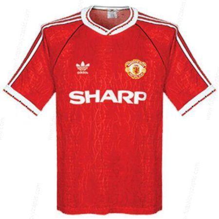 Futbalové tričko Retro Manchester United Domáca Futbalové košele 90/92