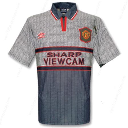 Futbalové tričko Retro Manchester United Vonkajšia Futbalové košele 95/96